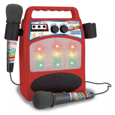 Bontempi Wzmacniacz z 2 mikrofonami