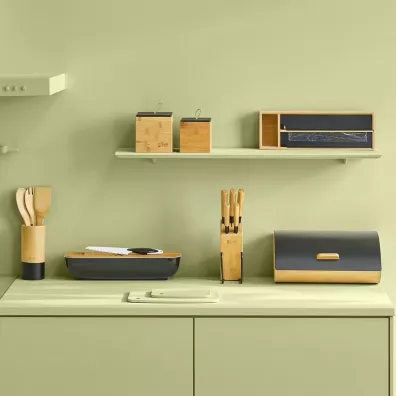5five Simply Smart Komplet noy na stojaku Bamboo