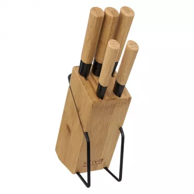 5five Simply Smart Komplet noy na stojaku Bamboo