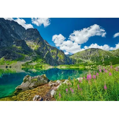 Puzzle 500 el. Czarny Staw pod Rysami, Tatras, Poland Castorland