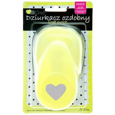 Dalprint Dziurkacz ozdobny serce 2 5cm