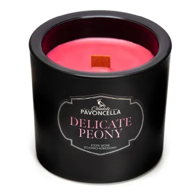 �wieczka sojowa Delicate Peony czarna 170 g
