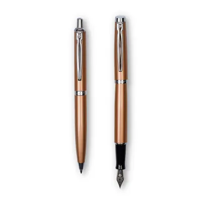 Astra Komplet Omega Zenith 60 Elegance. Pi�ro wieczne + d�ugopis automatyczny miedziany