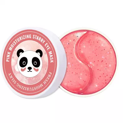 SersanLove Star kolagenowe p�atki pod oczy z kwasem hialuronowym i naturalnymi ekstraktami Pink Starry 60 szt.