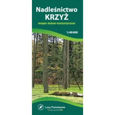 Nadle�nictwo Krzy� mapa le�no-turystyczna 1:40 000