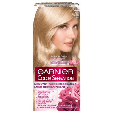 Garnier Color Sensation krem koloryzujcy do wosw 9.13 Krystaliczny Beowy Jasny Blond