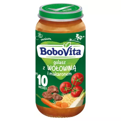 BoboVita Gulasz z woowin i makaronem po 10 miesicu 250 g
