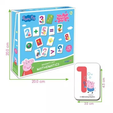 Aston Active Magnesy Peppa nauka liczenia