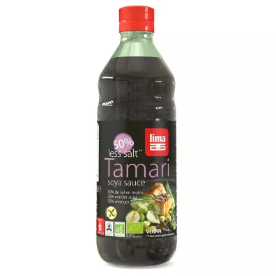 Lima Sos sojowy Tamari 50% mniej soli bezglutenowy 500 ml Bio