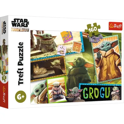 Puzzle 160 el. Grogu, Star Wars The Mandalorian Trefl