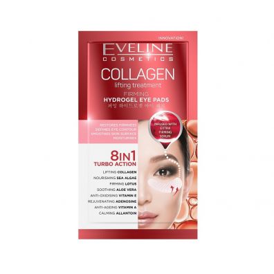 Eveline Cosmetics Hydrożelowe płatki pod oczy Collagen 8w1 2 szt.