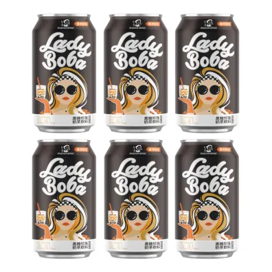Madam Hong Zestaw Bubble tea brown sugar 6 x 315 ml