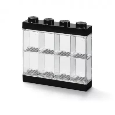 Gablotka na 8 minifigurek LEGO Czarna