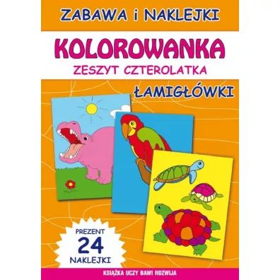 Kolorowanka. Zeszyt czterolatka. �amig��wki - Beata Guzowska, Marta Bindek