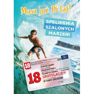 Armin Style KARNET URODZINY 18 B6 Z KOP AS GIFT M-182 FOL