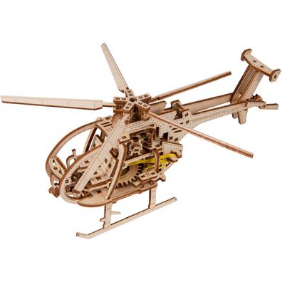Drewniane puzzle 3D. Helikopter. migowiec Wooden.City