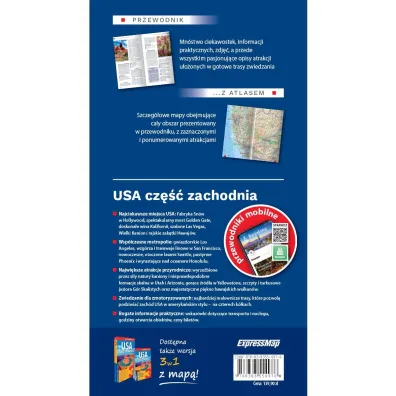 USA cz�� zachodnia przewodnik z atlasem 2025