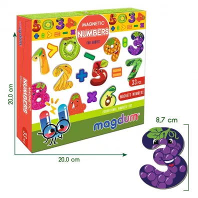 Aston Active Magnesy nauka liczenia owoce