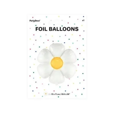 PartyDeco Balon foliowy Stokrotka 97x103cm