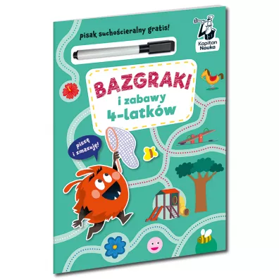 Bazgraki i zabawy 4-latk�w. Kapitan Nauka