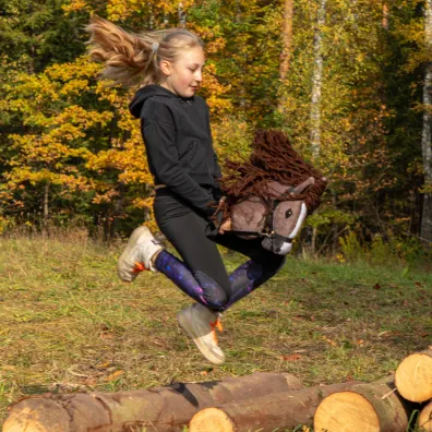 Hobby Horse Skippi. Ko� na kiju kasztanowaty