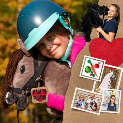 Hobby Horse Skippi. Ko� na kiju kasztanowaty