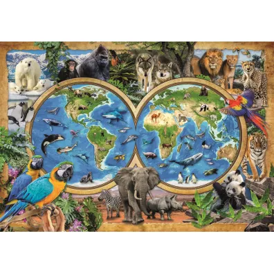 Puzzle 300 el. Super The wonderful Animal World Clementoni