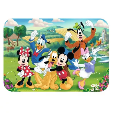 Puzzle drewniane 24 el. Mickey z przyjaci�mi Trefl