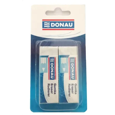 Donau Gumka uniwersalna 62x21x11mm 2 szt.