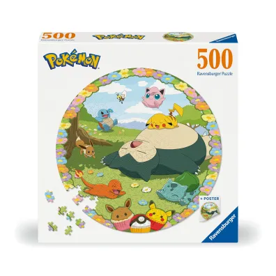 Puzzle 500 el. Pokemon Postacie Ravensburger