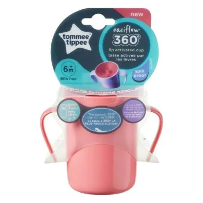 Tommee Tippee Easiflow 360� Kubek z uchwytami 6 m+ 200 ml