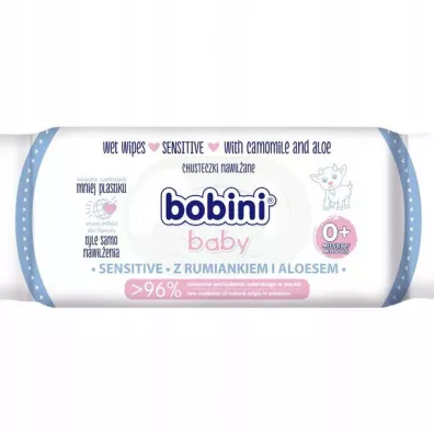 Bobini Baby chusteczki nawil�ane dla dzieci i niemowl�t Sensitive