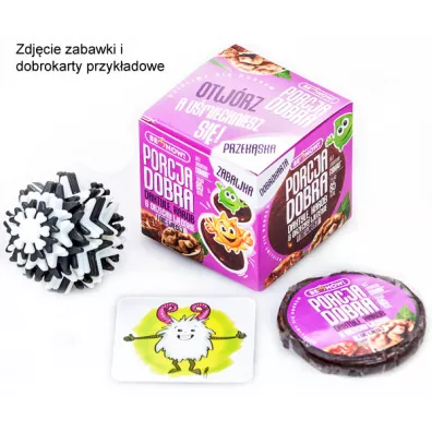 Porcja Dobra Kostka z NIESPODZIANK daktylowo - orzechowa 41 g