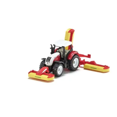 Siku 16 - Traktor Steyer z kosiark� S1672