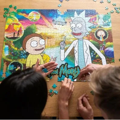 Puzzle 1000 el. Rick i Morty Trefl