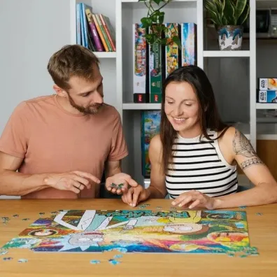 Puzzle 1000 el. Rick i Morty Trefl