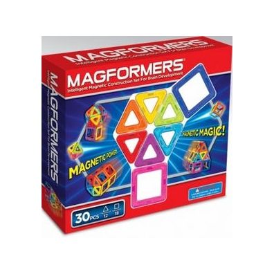 Magformers Basic. Klocki magnetyczne 30 elementw