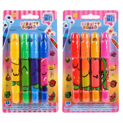 Canenco Pachnce elowe kredki Fruitysquad 4 szt.