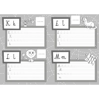 Ksi��ka edu. A4  Naklejki Moje pierwsze literki SKRZAT 077971