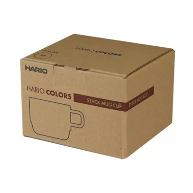 Hario Colors Stacking Mug Cup Szklany kubek bursztynowy 300 ml