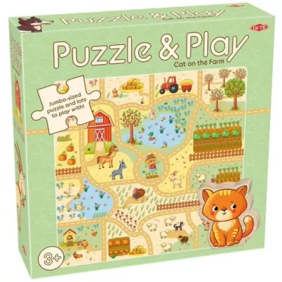 Puzzle z gr�: Kot na farmie Tactic