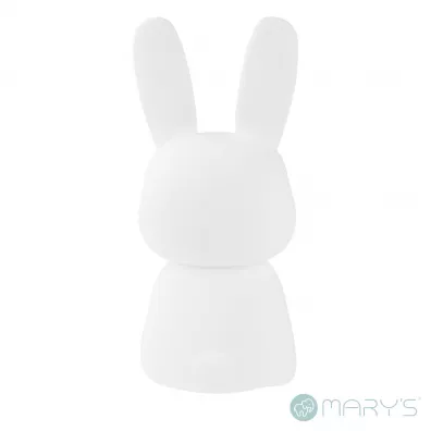 Marys Lampka nocna silikon Led RGB USB Zaj�c bia�y 14x14x30 ECO LIGHT MW20792