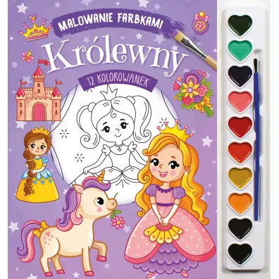 Malowanie farbkami. Kr�lewny
