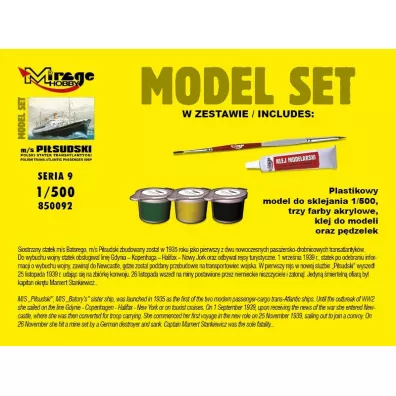 Mirage zest.d/sklej.Statek M/S Pisudski S9 850092