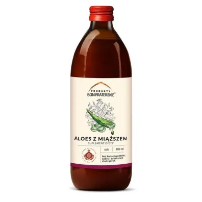 Produkty Bonifraterskie Sok z Aloesu z mi��szem suplement diety 500 ml