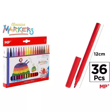 Mp Main Paper Flamastry 36 kolor�w