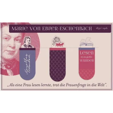 Cass film Zak�adki magnetyczne - Marie von Ebner-Eschenbach 3 szt.