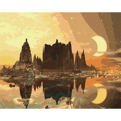 Ideyka Malowanie po numerach - Z�ote Miasto 40x50cm