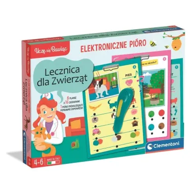 M�wi�ce Pi�ro 500 Pyta� - Lecznica dla zwi�rz� Clementoni