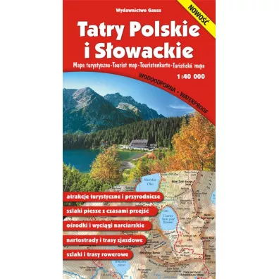 Tatry Polskie i S�owackie. Mapa turystyczna